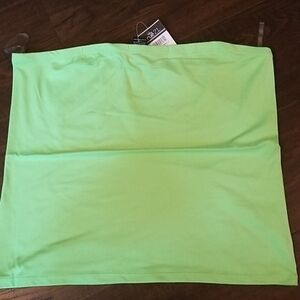 NWT Rue 21 strapless halter top lime green